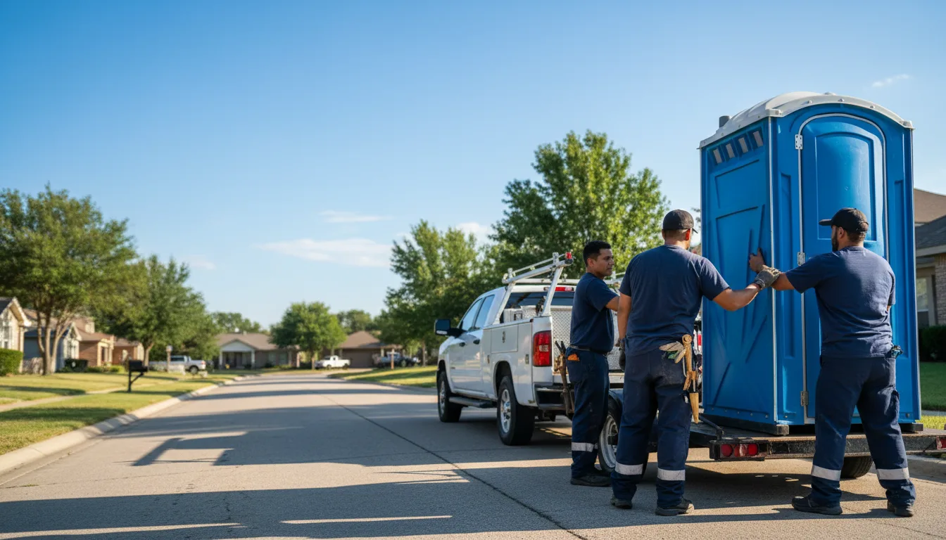 Portable Toilet Rental in Grandfalls, TX near me